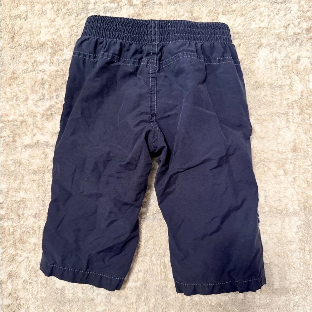 Old Navy Kids Y2K  Navy Lined Cargo Pants size 6-12M